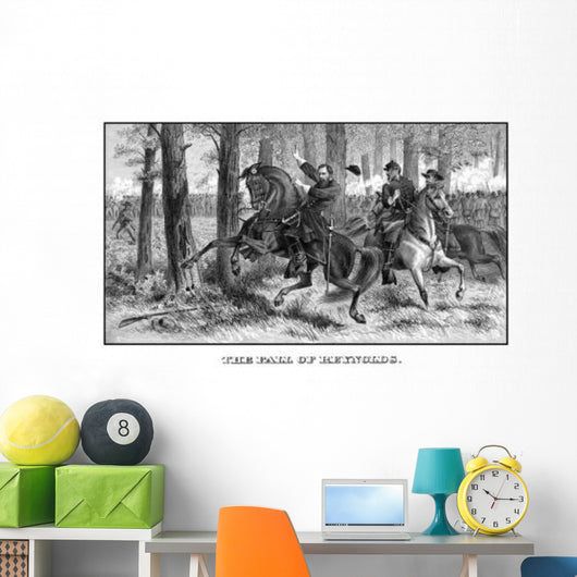Digitally Restored Civil War Wall Decal Design 6