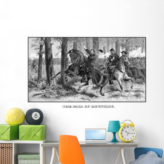 Digitally Restored Civil War Wall Decal Design 6