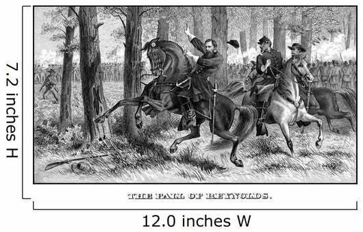 Digitally Restored Civil War Wall Decal Design 6