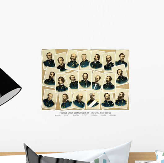 Digitally Restored Civil War Wall Decal Design 5