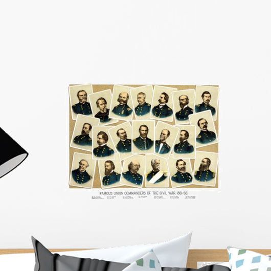 Digitally Restored Civil War Wall Decal Design 5