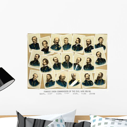 Digitally Restored Civil War Wall Decal Design 5