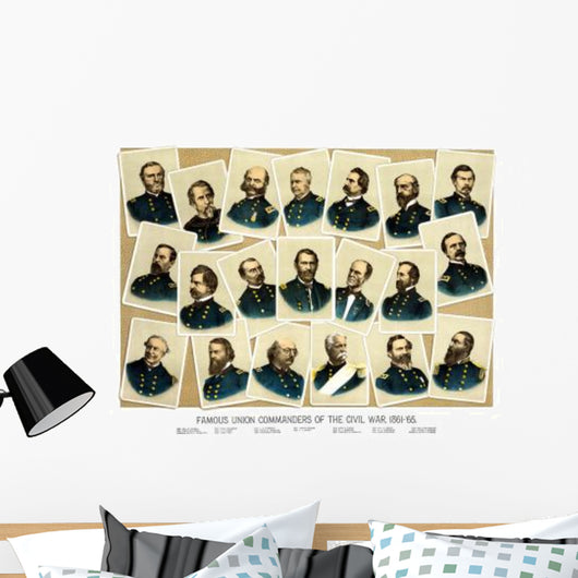 Digitally Restored Civil War Wall Decal Design 5