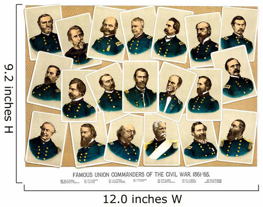 Digitally Restored Civil War Wall Decal Design 5