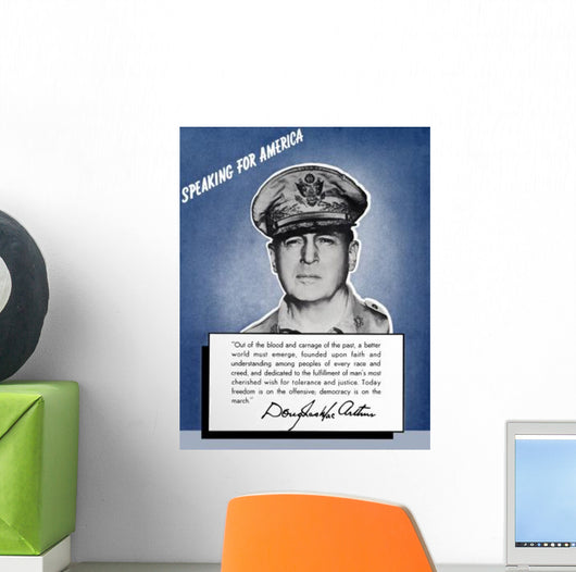 Digitally Restored War Propaganda Wall Decal Design 22