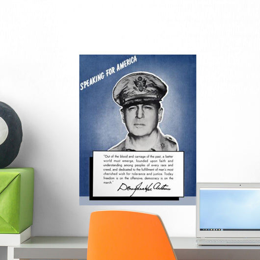 Digitally Restored War Propaganda Wall Decal Design 22