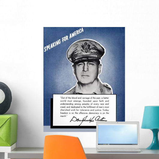 Digitally Restored War Propaganda Wall Decal Design 22