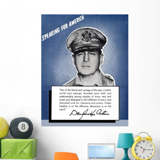 Digitally Restored War Propaganda Wall Decal Design 22