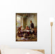 Digitally Restored Vector Painting Wall Decal Design 6