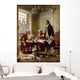 Digitally Restored Vector Painting Wall Decal Design 6