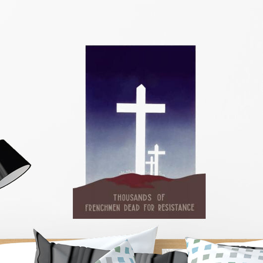 Digitally Restored War Propaganda Wall Decal Design 18