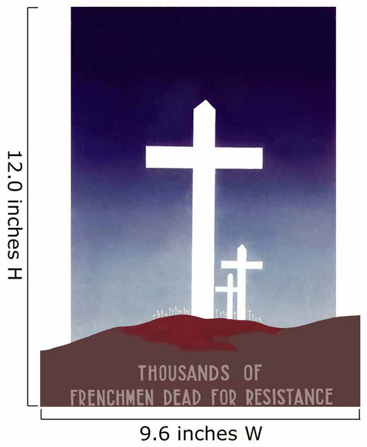 Digitally Restored War Propaganda Wall Decal Design 18