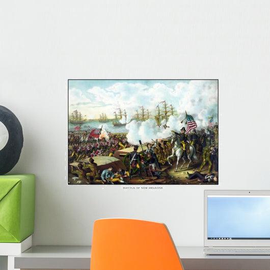 Digitally Restored War 1812 Wall Decal