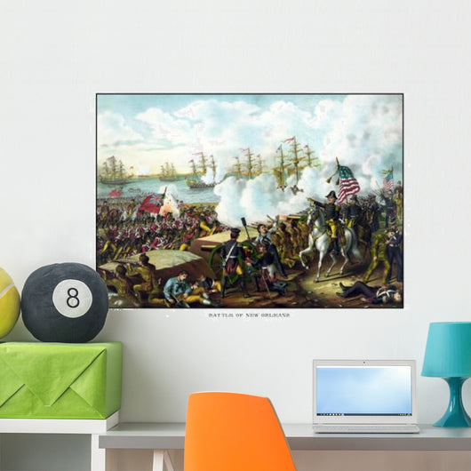 Digitally Restored War 1812 Wall Decal