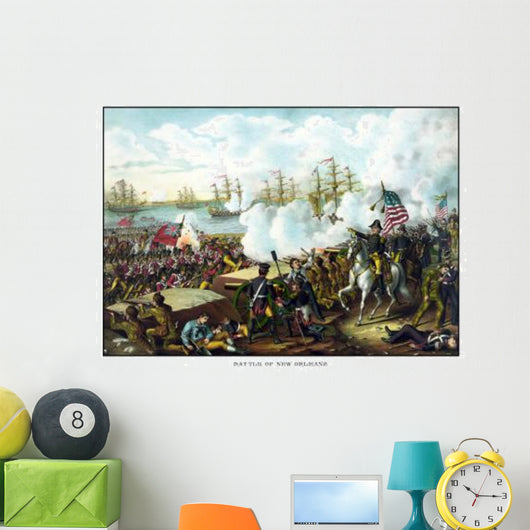 Digitally Restored War 1812 Wall Decal