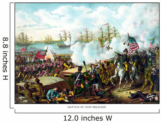 Digitally Restored War 1812 Wall Decal