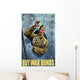 Digitally Restored War Propaganda Wall Decal Design 17