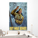 Digitally Restored War Propaganda Wall Decal Design 17