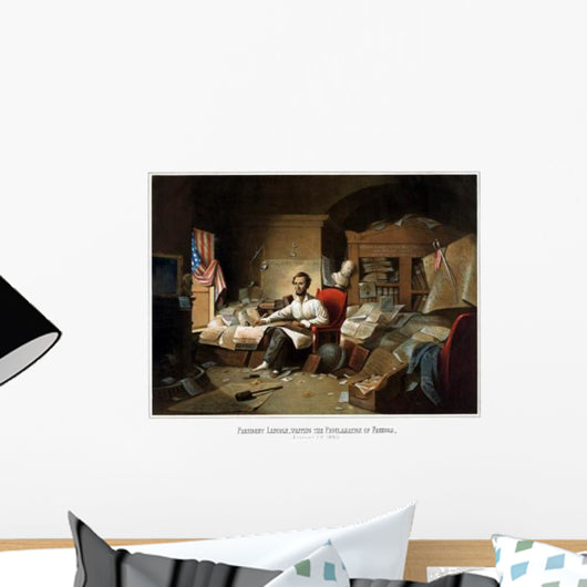 Digitally Restored Civil War Wall Decal Design 4