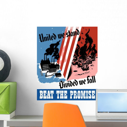 Digitally Restored War Propaganda Wall Decal Design 14