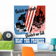 Digitally Restored War Propaganda Wall Decal Design 14