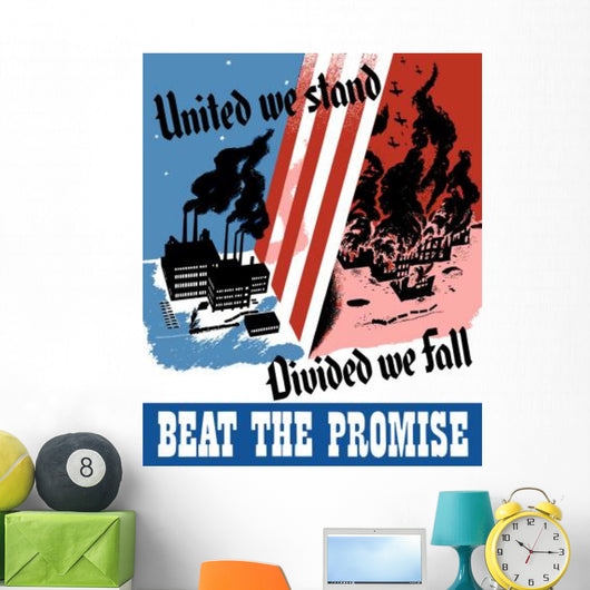 Digitally Restored War Propaganda Wall Decal Design 14