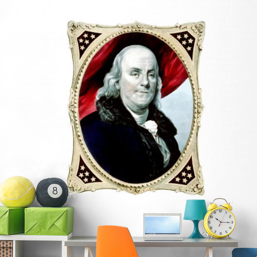 Digitally Restored Vector Painting Wall Decal Design 3
