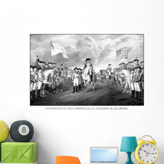 Digitally Restored Revolutionary War Wall Decal Design 2