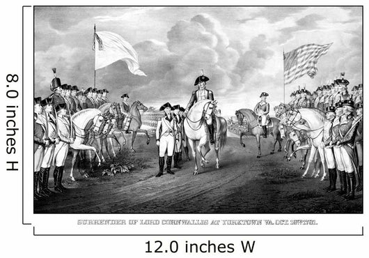 Digitally Restored Revolutionary War Wall Decal Design 2