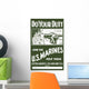 Digitally Restored War Propaganda Wall Decal Design 12