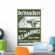 Digitally Restored War Propaganda Wall Decal Design 12