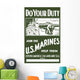 Digitally Restored War Propaganda Wall Decal Design 12