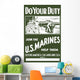 Digitally Restored War Propaganda Wall Decal Design 12