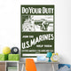 Digitally Restored War Propaganda Wall Decal Design 12