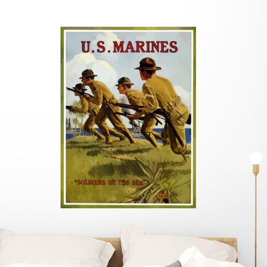 Digitally Restored War Propaganda Wall Decal Design 10