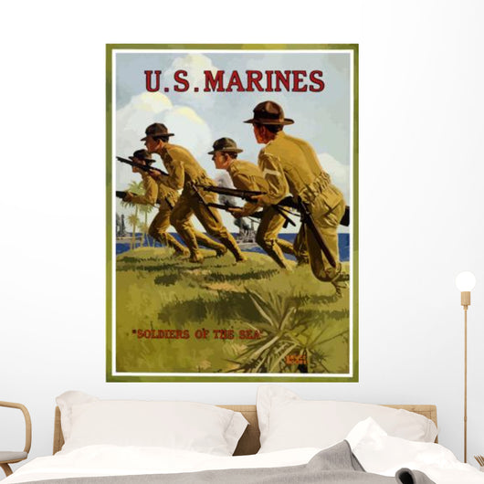 Digitally Restored War Propaganda Wall Decal Design 10