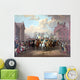 Digitally Restored Revolutionary War Wall Decal Design 1