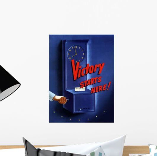 Digitally Restored War Propaganda Wall Decal Design 9