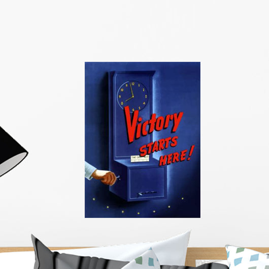 Digitally Restored War Propaganda Wall Decal Design 9