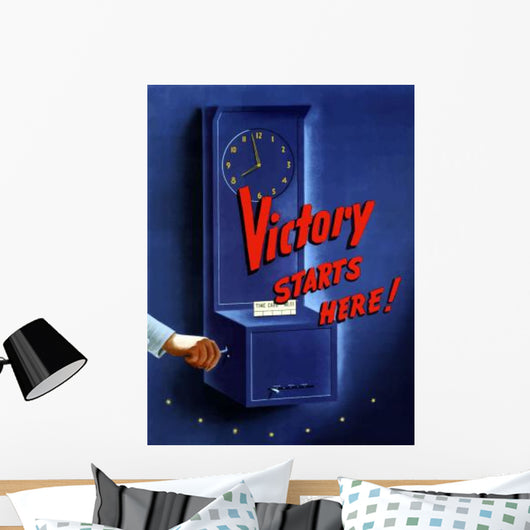 Digitally Restored War Propaganda Wall Decal Design 9