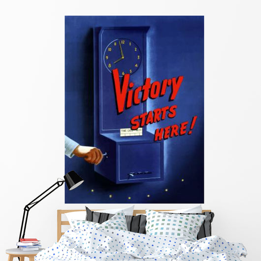 Digitally Restored War Propaganda Wall Decal Design 9