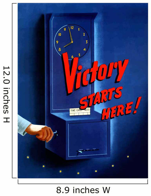 Digitally Restored War Propaganda Wall Decal Design 9