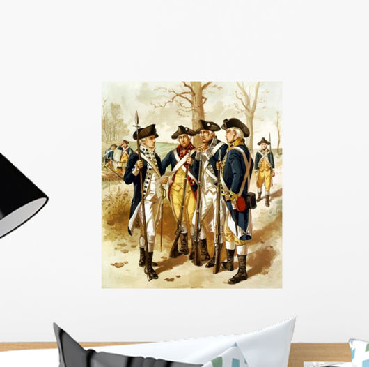 Digitally Restored Vector Painting Wall Decal Design 2