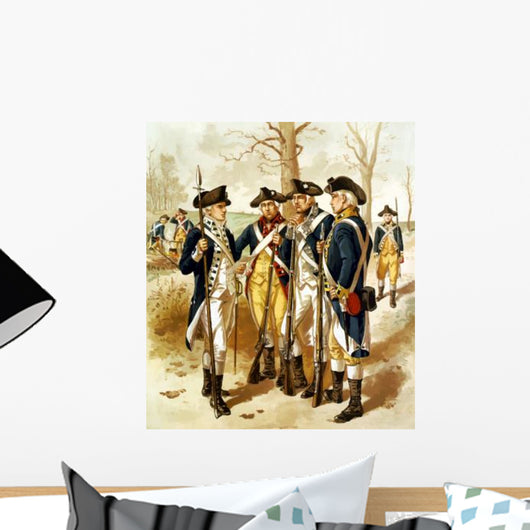 Digitally Restored Vector Painting Wall Decal Design 2