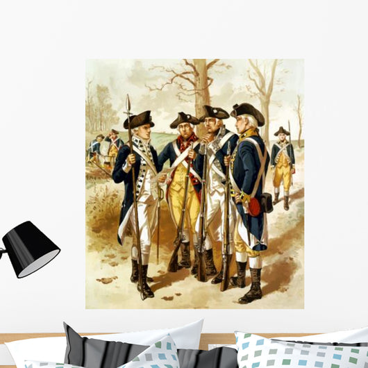 Digitally Restored Vector Painting Wall Decal Design 2
