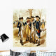Digitally Restored Vector Painting Wall Decal Design 2
