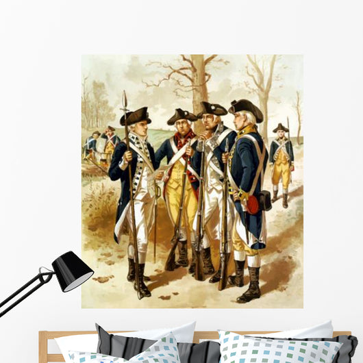 Digitally Restored Vector Painting Wall Decal Design 2