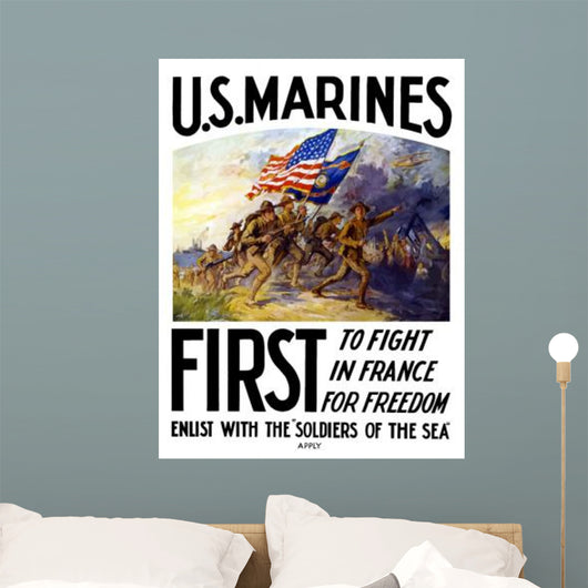 Digitally Restored War Propaganda Wall Decal Design 8