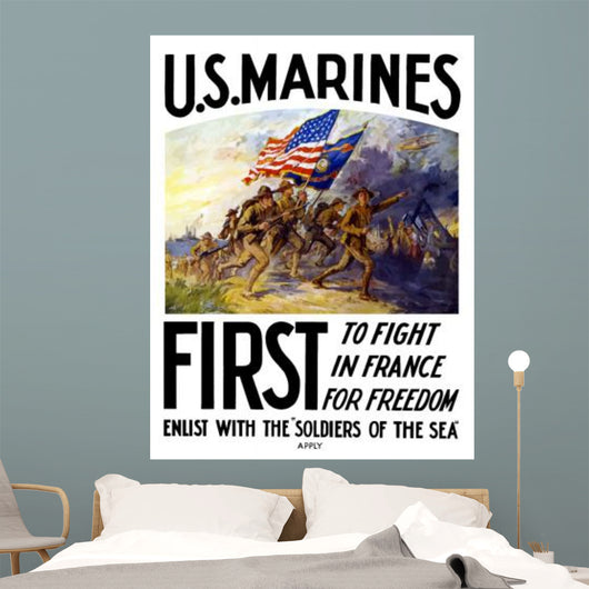 Digitally Restored War Propaganda Wall Decal Design 8