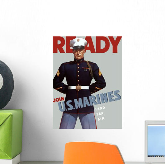 Digitally Restored War Propaganda Wall Decal Design 6